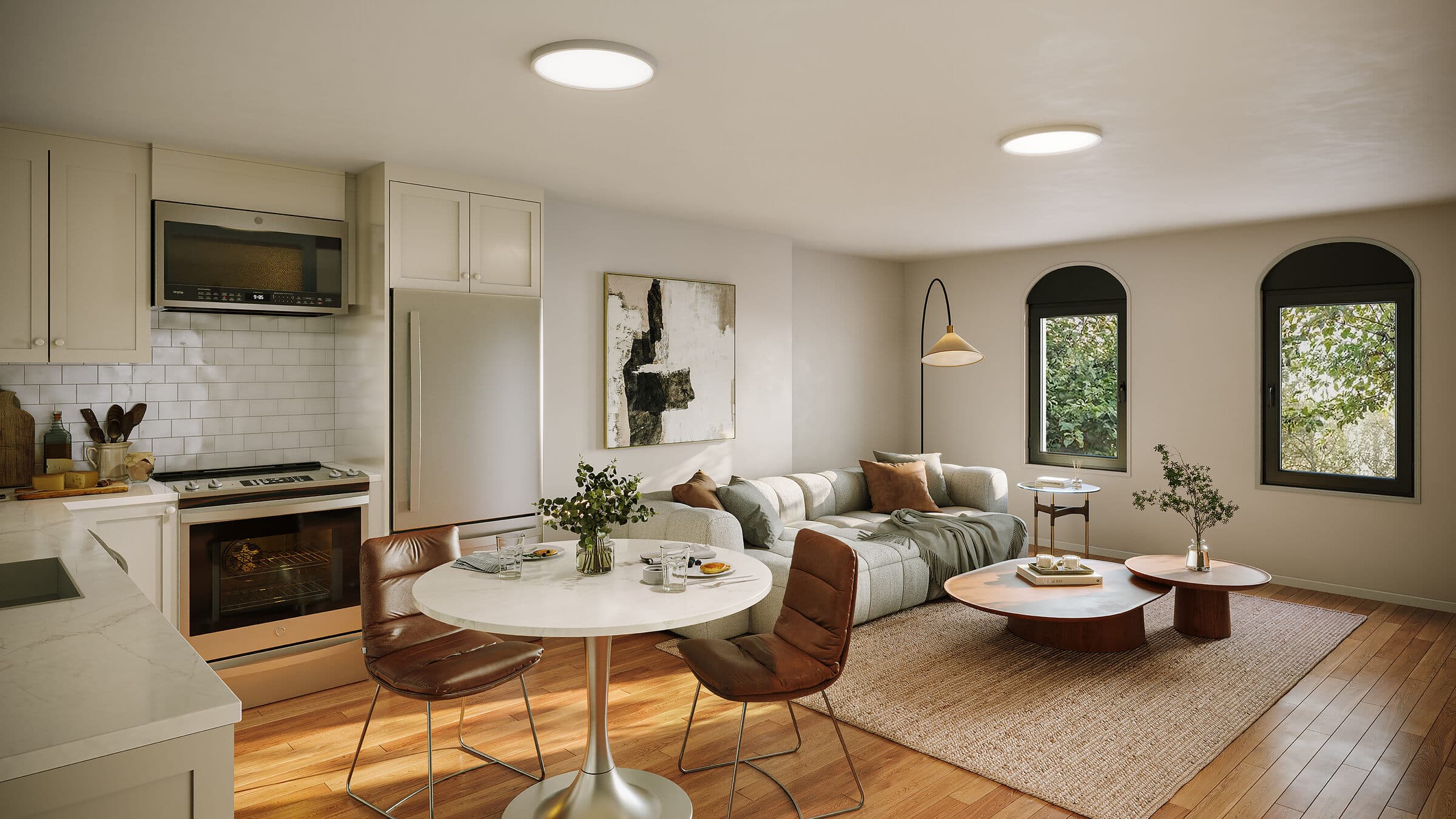 Unit 6 Kitchen & Living